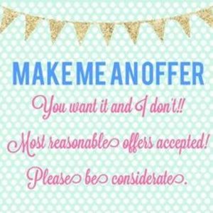 Reasonable offers considered